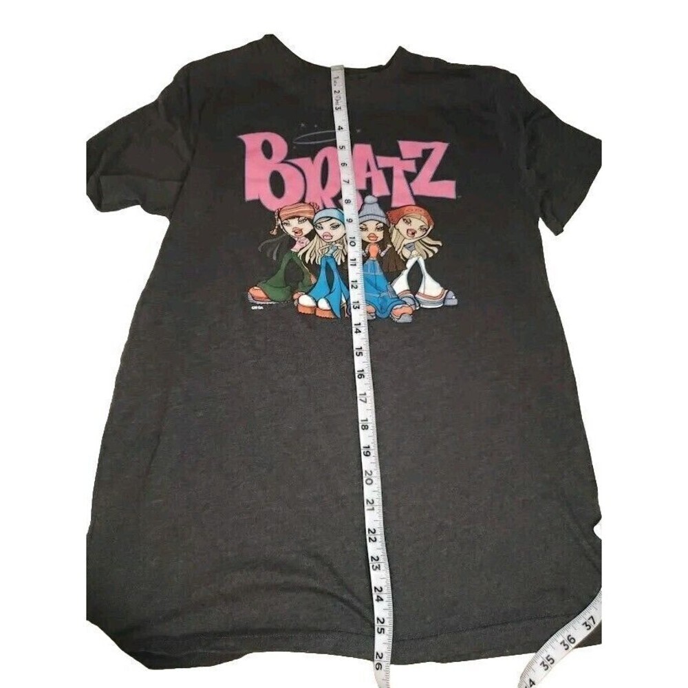 BRATZ T Shirt Women's (Size M) Gray Short Sleeve Crew Neck Casual Logo Ladies - Picture 7 of 8